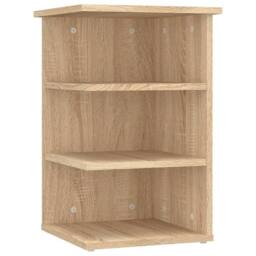 Berkfield Home Side Cabinet Sonoma Oak 35x35x55 cm Engineered Wood in Light Tan - Size: 35 x 35 x 55 cm - thumbnail 1