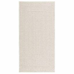 Berkfield Home Rug ZIZUR Cream 80x150 cm Jute Look Indoor & Outdoor - Size: Medium - thumbnail 3