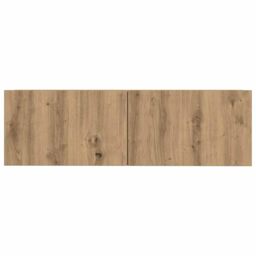 Berkfield Home 3 Piece TV Cabinet Set Wall-mounted Artisan Oak Engineered Wood in Brown - thumbnail 5