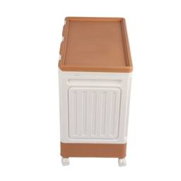 Kelvenix Orange 95L Large Heavy Duty Storage Box - thumbnail 3