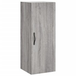 Berkfield Home Highboard Grey Sonoma 34.5x34x180 cm Engineered Wood - thumbnail 5