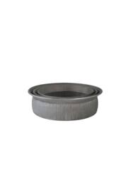 KDMD Grey Creation Legacy Metal Planters Set of 3 - thumbnail 2
