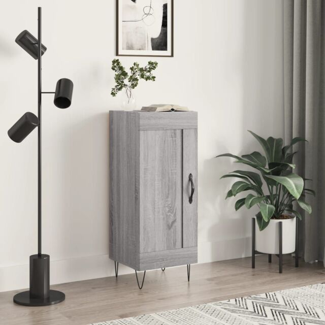 Berkfield Home Sideboard Grey Sonoma 34.5x34x90 cm Engineered Wood - image 1