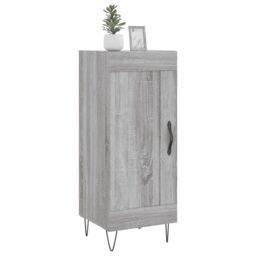 Berkfield Home Sideboard Grey Sonoma 34.5x34x90 cm Engineered Wood - thumbnail 3