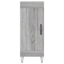 Berkfield Home Sideboard Grey Sonoma 34.5x34x90 cm Engineered Wood - thumbnail 5