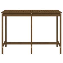 Berkfield Home Garden Table Honey Brown 159.5x82.5x110 cm Solid Wood Pine - thumbnail 4