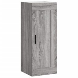Berkfield Home Wall Mounted Cabinet Grey Sonoma 34.5x34x90 cm Engineered Wood - thumbnail 2