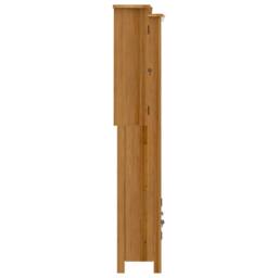 Berkfield Home 2 Piece Bathroom Furniture Set Solid Wood Pine in Brown - thumbnail 6