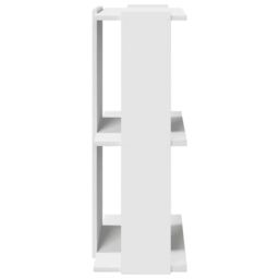 Berkfield Home Bookcase 3-Tier White 60x30x80 cm Engineered Wood - Size: 60 x 30 x 80 cm - thumbnail 5