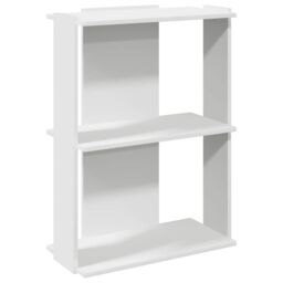 Berkfield Home Bookcase 3-Tier White 60x30x80 cm Engineered Wood - Size: 60 x 30 x 80 cm - thumbnail 2