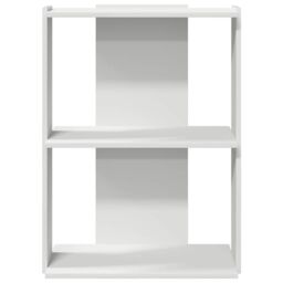 Berkfield Home Bookcase 3-Tier White 60x30x80 cm Engineered Wood - Size: 60 x 30 x 80 cm - thumbnail 4