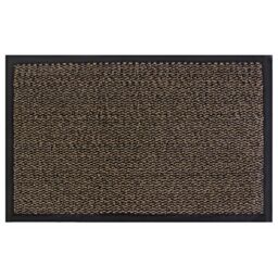 JVL Heavy Duty Commodore Vinyl Backed Barrier Door Floor Mat, 40x60cm, Brown - Size: 40 cm x 60 cm - thumbnail 2