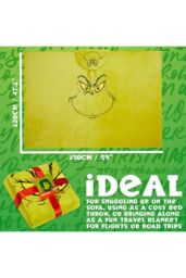 The Grinch Hooded Fleece Blanket in Yellow - thumbnail 6