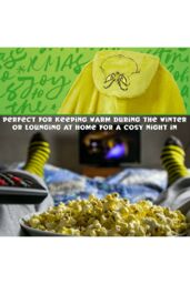 The Grinch Hooded Fleece Blanket in Yellow - thumbnail 4