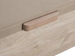 Vente-unique Ottoman Storage Bed Base - 160 X 200 Cm - Light Natural - HESTIA By in Light Oak - Size: Double - thumbnail 8