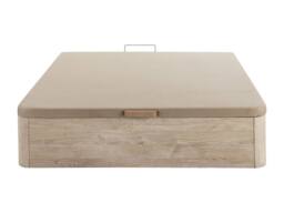 Vente-unique Ottoman Storage Bed Base - 160 X 200 Cm - Light Natural - HESTIA By in Light Oak - Size: Double - thumbnail 6