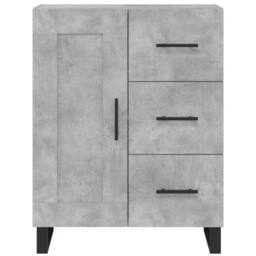 Berkfield Home Highboard Concrete Grey 69.5x34x180 cm Engineered Wood - thumbnail 8