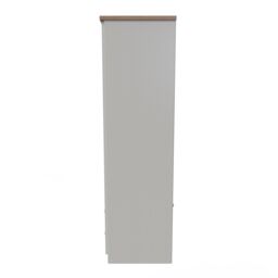 Ready Assembled 2 U Cambridge 2 Door 2 Drawer Wardrobe (Ready Assembled) in Cream - thumbnail 2
