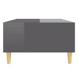 Berkfield Home Coffee Table High Gloss Grey 103.5x60x35 cm Engineered Wood - thumbnail 6