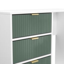 Ready Assembled 2 U Bexley 4 Drawer Vanity (Ready Assembled) in Green - thumbnail 7