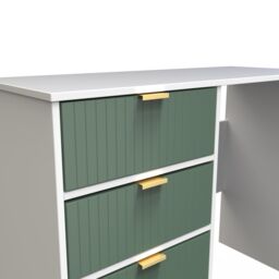 Ready Assembled 2 U Bexley 4 Drawer Vanity (Ready Assembled) in Green - thumbnail 8