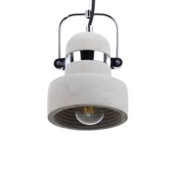 Wyld and Coco Grey Concrete Round Pendant Lamp - Industrial - thumbnail 6
