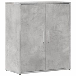 Berkfield Home Sideboards 2 pcs Concrete Grey 60x31x70 cm Engineered Wood - Size: 60 x 31 x 70 cm - thumbnail 4