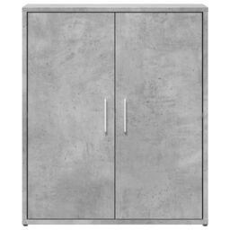 Berkfield Home Sideboards 2 pcs Concrete Grey 60x31x70 cm Engineered Wood - Size: 60 x 31 x 70 cm - thumbnail 5