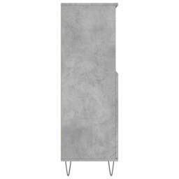 Berkfield Home Highboard Concrete Grey 60x36x110 cm Engineered Wood - Size: 60 x 36 x 110 cm - thumbnail 7