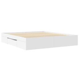 Berkfield Home Durable Bed Frame without Mattress White 180x200 cm Super King En - thumbnail 7