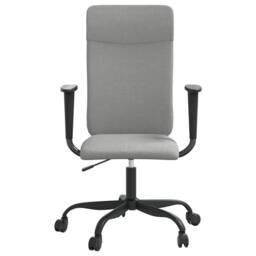 Berkfield Home Office Chair Light Grey Fabric - thumbnail 3
