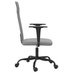 Berkfield Home Office Chair Light Grey Fabric - thumbnail 4