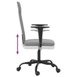 Berkfield Home Office Chair Light Grey Fabric - thumbnail 6