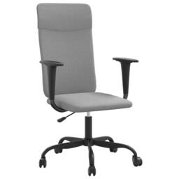 Berkfield Home Office Chair Light Grey Fabric - thumbnail 2