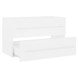 Berkfield Home Sink Cabinet White 80x38.5x48 cm Engineered Wood - thumbnail 3