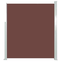 Berkfield Home Retractable Side Awning 160 x 500 cm Brown - thumbnail 2
