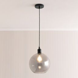 ValueLights Shaw Single Adjustable Brass Chrome Gold Black Pendant Ceiling Light - thumbnail 6
