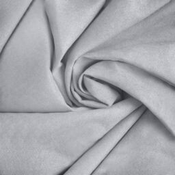 Luxury Living Velvet Chenille Eyelet Curtains Ready Made Pair in Silver - Size: 142 cm width x 183 cm drop - thumbnail 2