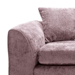 Abakus Direct Harriet Crushed Chenille 2 Seater Sofa in Pink - thumbnail 4