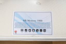 UK Bed Furniture Silk memory 1000 Mattress in White - Size: King - thumbnail 3