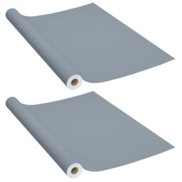 Berkfield Home Self-adhesive Furniture Films 2 pcs Grey 500x90 cm PVC - thumbnail 2