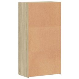 Berkfield Home File Cabinet Sonoma Oak 60x32x115 cm Engineered Wood in Brown - Size: 60 x 32 x 115 cm - thumbnail 6