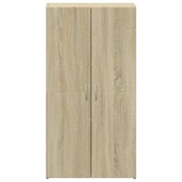 Berkfield Home File Cabinet Sonoma Oak 60x32x115 cm Engineered Wood in Brown - Size: 60 x 32 x 115 cm - thumbnail 4