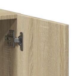 Berkfield Home File Cabinet Sonoma Oak 60x32x115 cm Engineered Wood in Brown - Size: 60 x 32 x 115 cm - thumbnail 8
