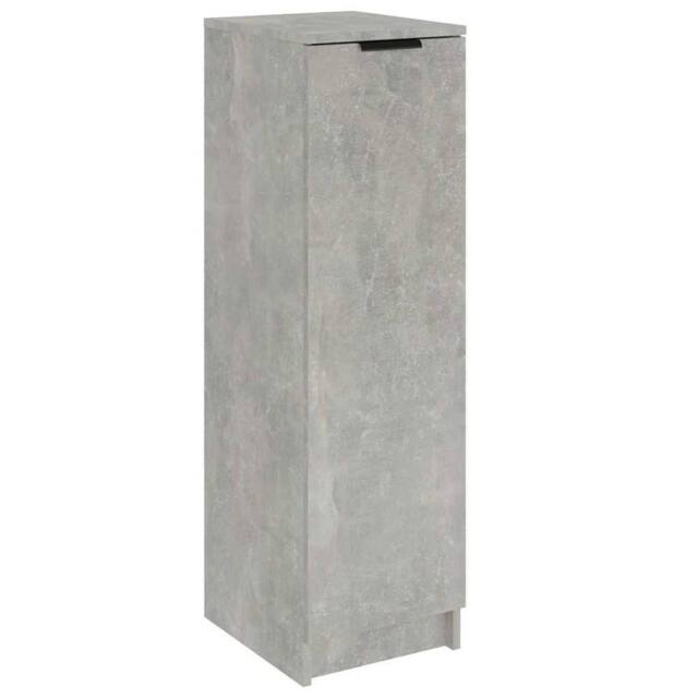 Berkfield Home Shoe Cabinet Concrete Grey 30x35x100 cm Engineered Wood - Size: 30 x 35 x 100 cm - image 1