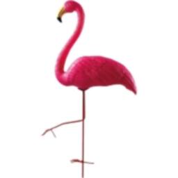 St Helens Garden Flamingo Ornament, Single in Pink - thumbnail 1