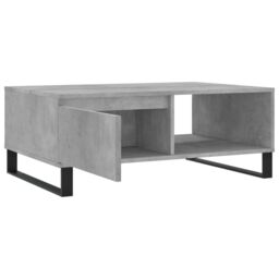 Berkfield Home Coffee Table Concrete Grey 90x60x35 cm Engineered Wood - Size: 90 x 60 x 35 cm - thumbnail 6