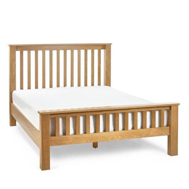 Cheshire Pearl High Footend Bed - King (150cm) in Brown - image 1