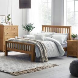 Cheshire Pearl High Footend Bed - King (150cm) in Brown - thumbnail 2