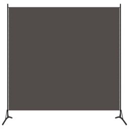 Berkfield Home 1-Panel Room Divider Anthracite 175x180 cm in Black